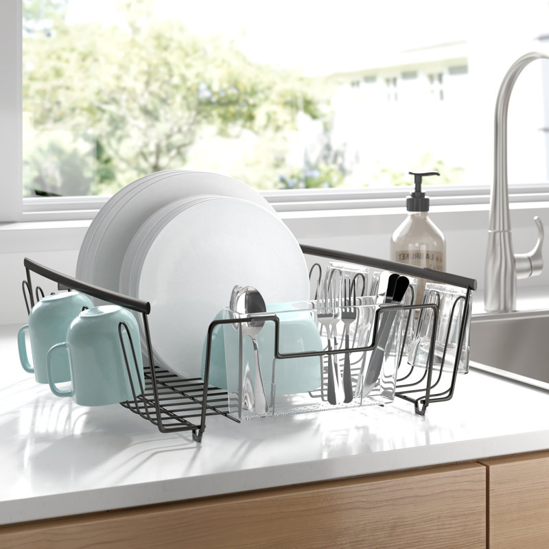 Dotted Line™ Declan Steel In Sink Dish Rack & Reviews Wayfair.ca